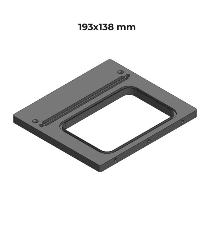 Siegelform für PACKMATIC 300 Schalenversiegelungsgerät – Schalenformat 180 x 180 mm