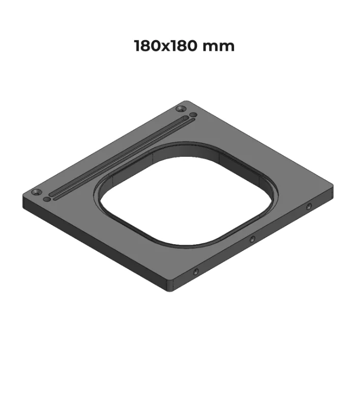 Utěsňovací forma pro PACKMATIC 300 zařízení na utěsňování misek – formát misky 180 x 180 mm