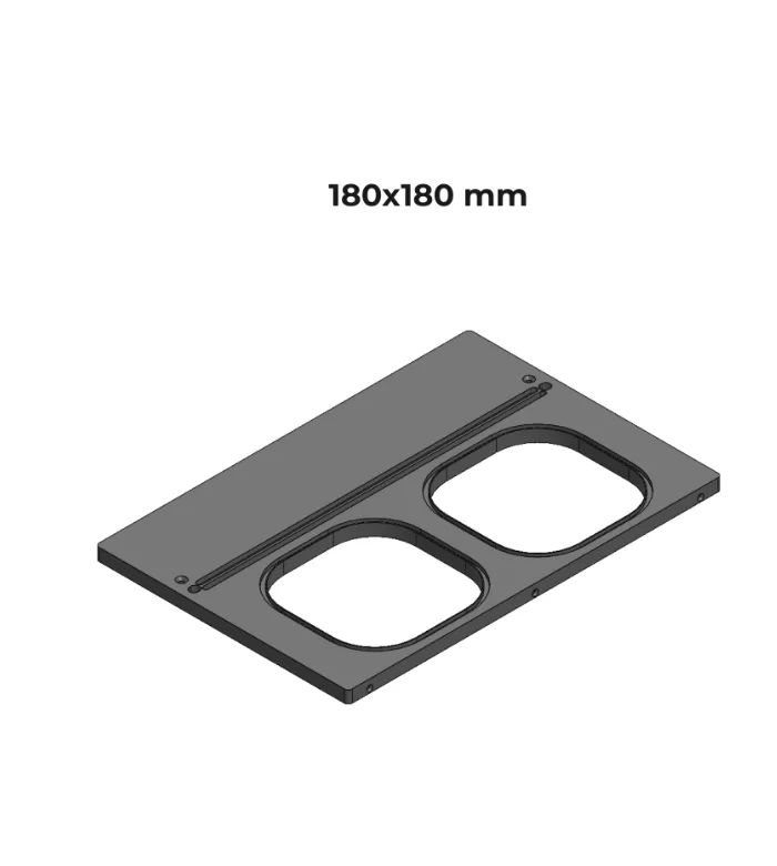 PACKMATIC 400 Kase Kaynağı İçin Mühür Şekli – Kase Formatı 180 x 180 mm