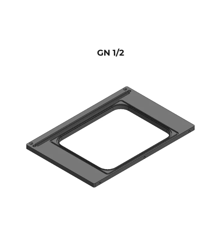 Siegelform für PACKMATIC 400 Schalenversiegelungsgerät – Schalenformat GN 1/2