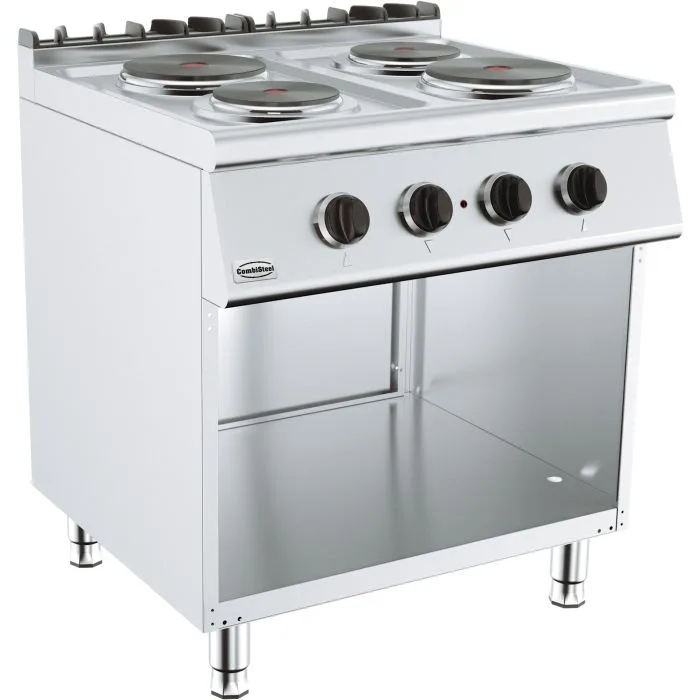 Electric stove 4 plates, 8.6 kW, (W x D x H) 800x700x900 mm