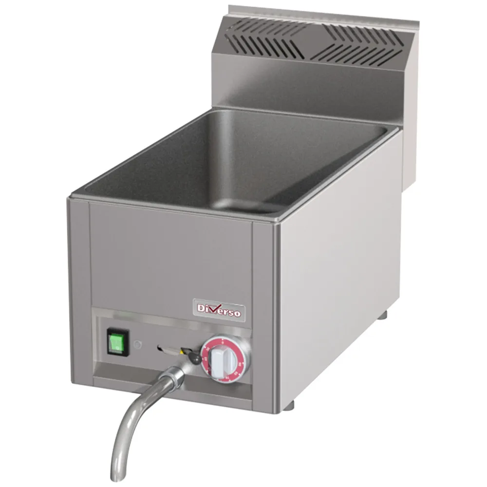 Elektro Bain-Marie GN 1/1, 150 mm tief, 1,5 kW, (B x T x H) 330 x 600 x 290 mm, Edelstahl