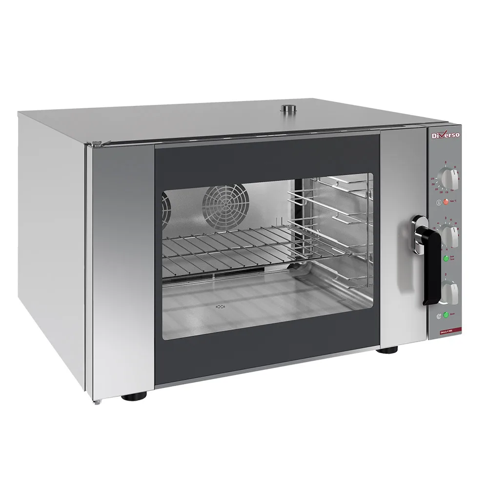 Electric steam‑convection oven 6.4 kW, 4x GN 1/1 or 600x400, (W x D x H) 885 x 795 x 560 mm, mechanical