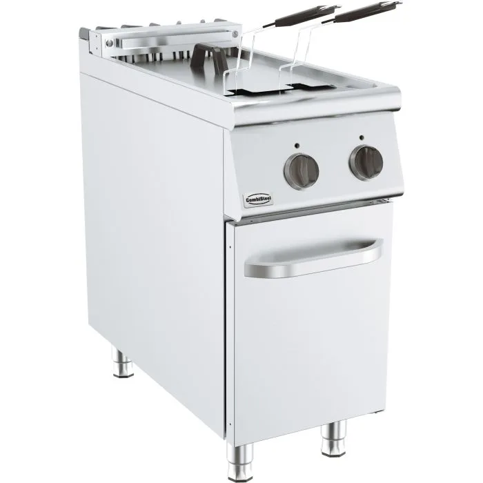 Elektrická fritéza 22 L s podstavcem, 18 kW, (Š x H x V) 400x900x900 mm