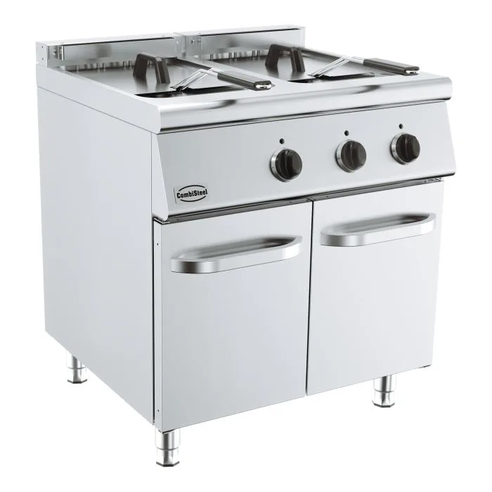 Elektrikli Fritöz 2x10 L Dolaplı, (G x D x Y) 800x700x900 mm