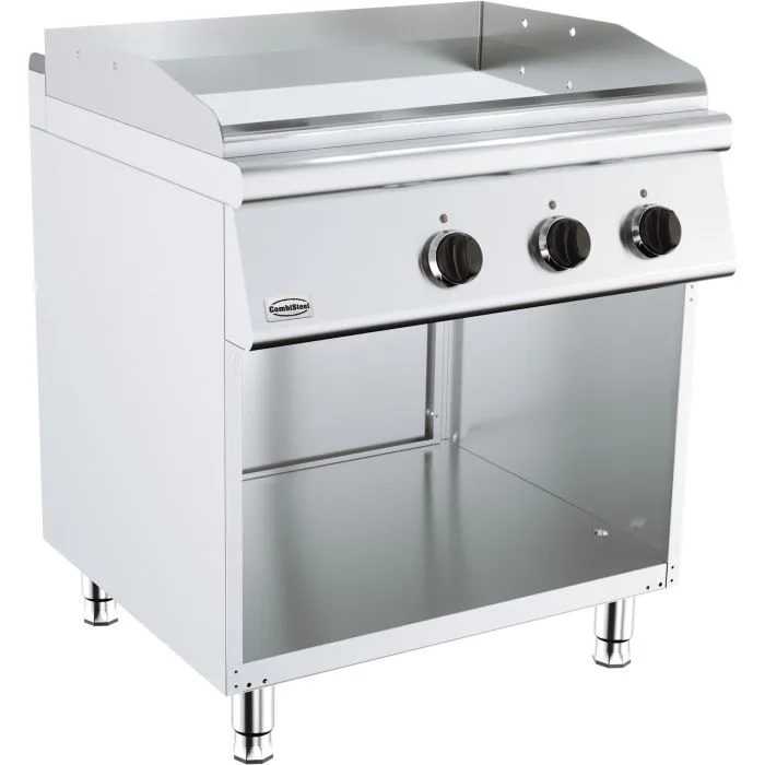 Elektrická grilovací deska, chrom, 7,2 kW, (Š x H x V) 800 x 700 x 900 mm, model 7178.0490