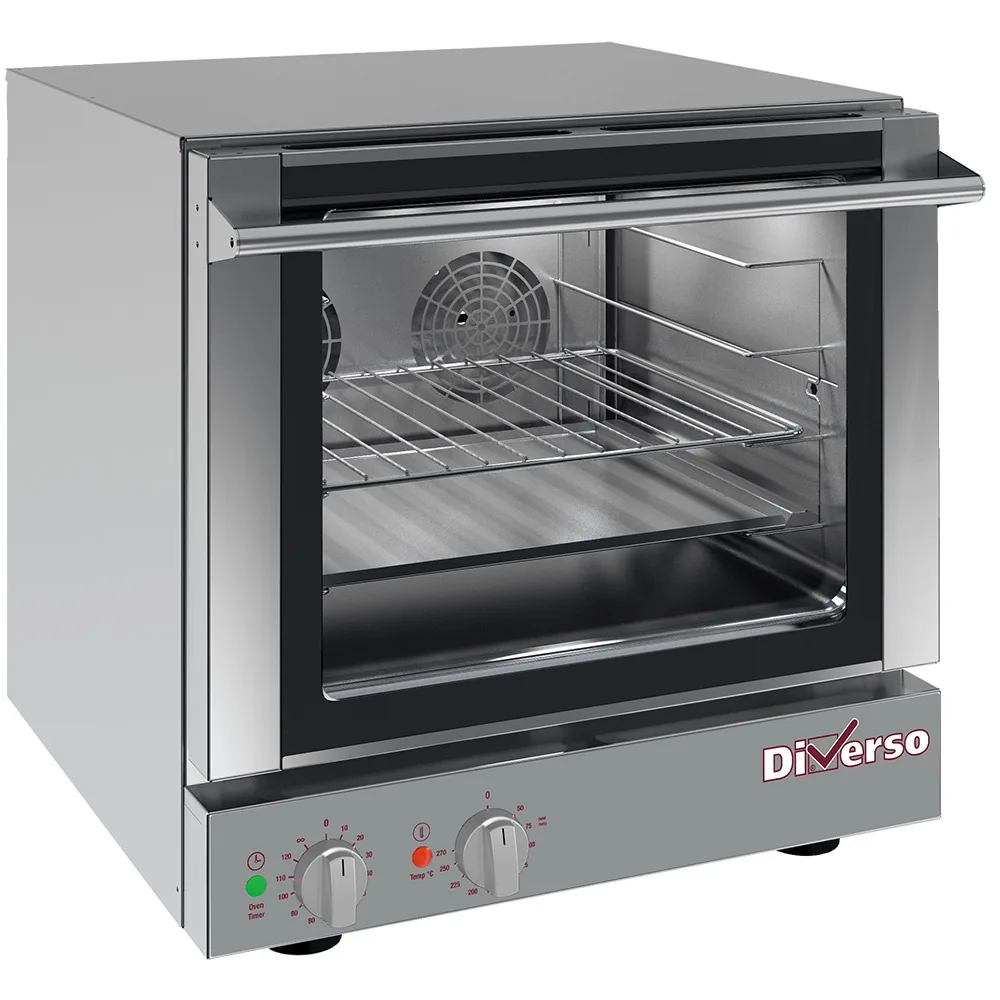 Elektrická konvekční trouba 4x 460x340 mm, (Š x H x V) 590 x 650 x 575 mm, nerez, 3 kW