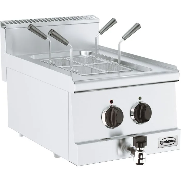 Elektrický vařič na těstoviny 17 L, 4 košíky, 6 kW, (Š x H x V) 400x600x300 mm