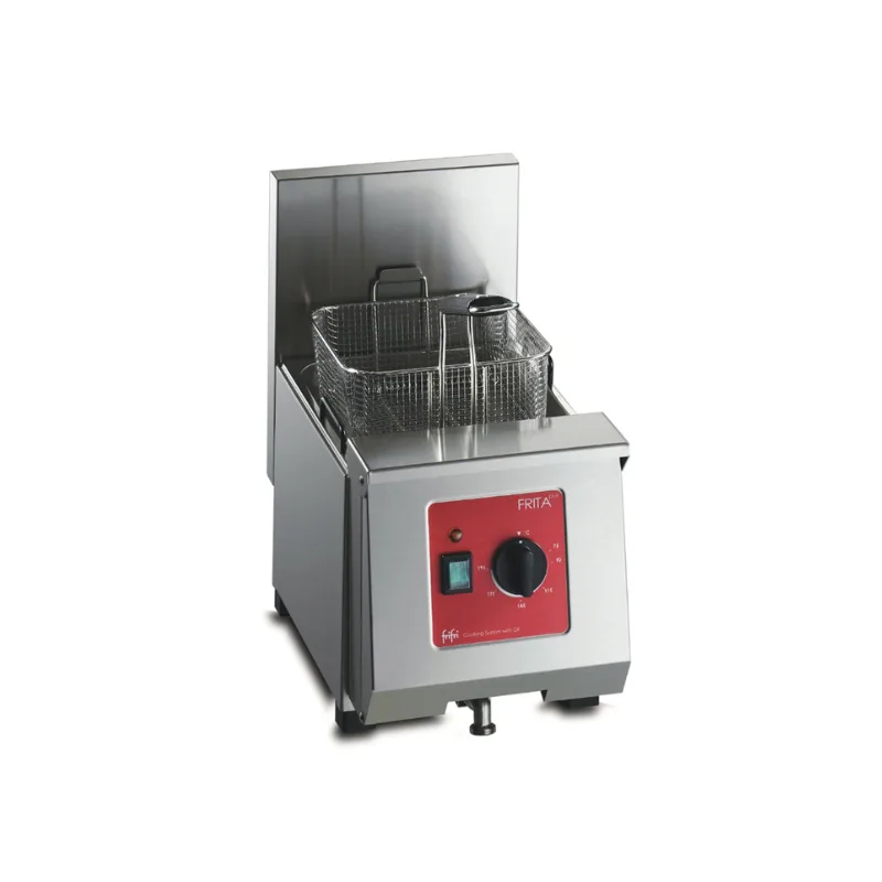 FriFri Frita 6 Elektrikli Masaüstü Fritöz, Tek Tank, 1 Sepet, 4.6 kW, (G x D x Y) 270 x 475 x 455 mm
