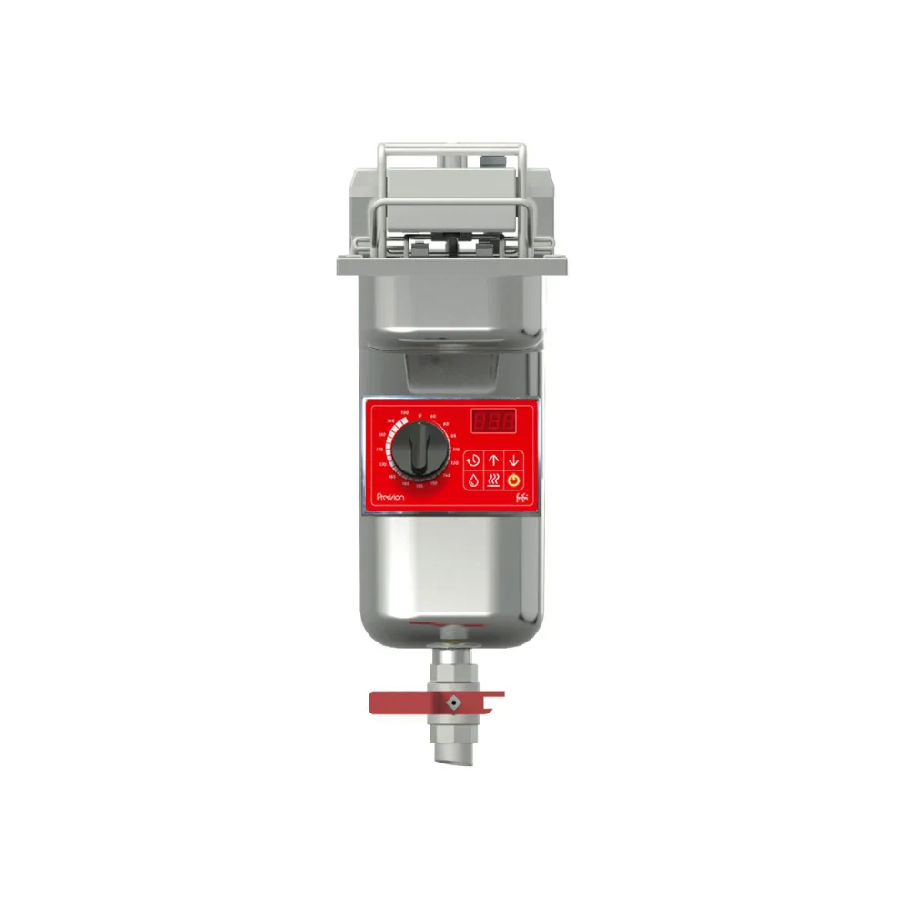 FriFri Precision 211 Elektrická vestavná fritéza, jeden koš, 9 kW, jednofázová, (Š x H x V) 200 x 630 x 809 mm