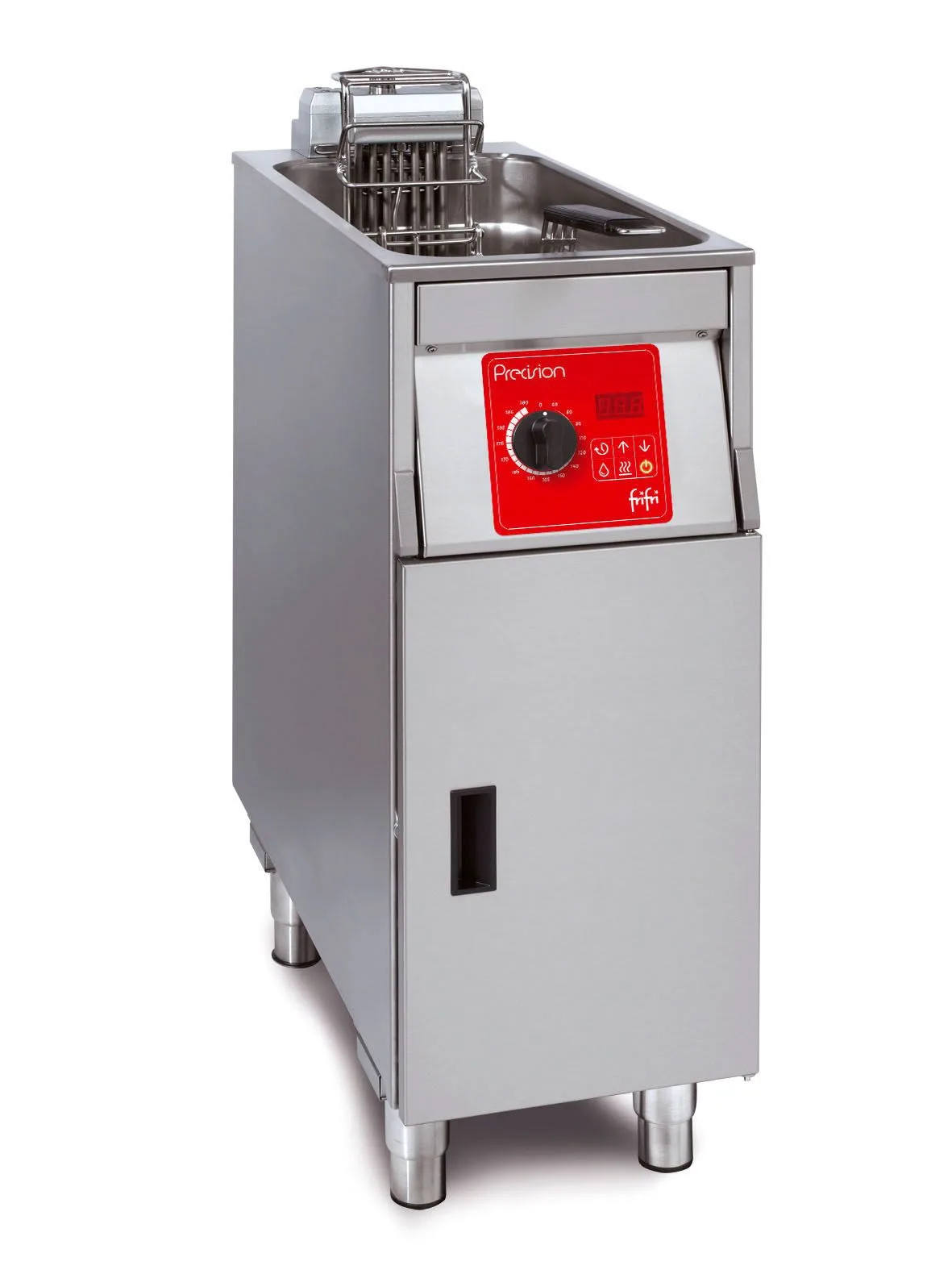 FriFri Precision 311 Electric Freestanding Fryer, Single Basin, 1 Basket, 11.4 kW, 3-phase, (W x D x H) 300 x 650 x 994 mm