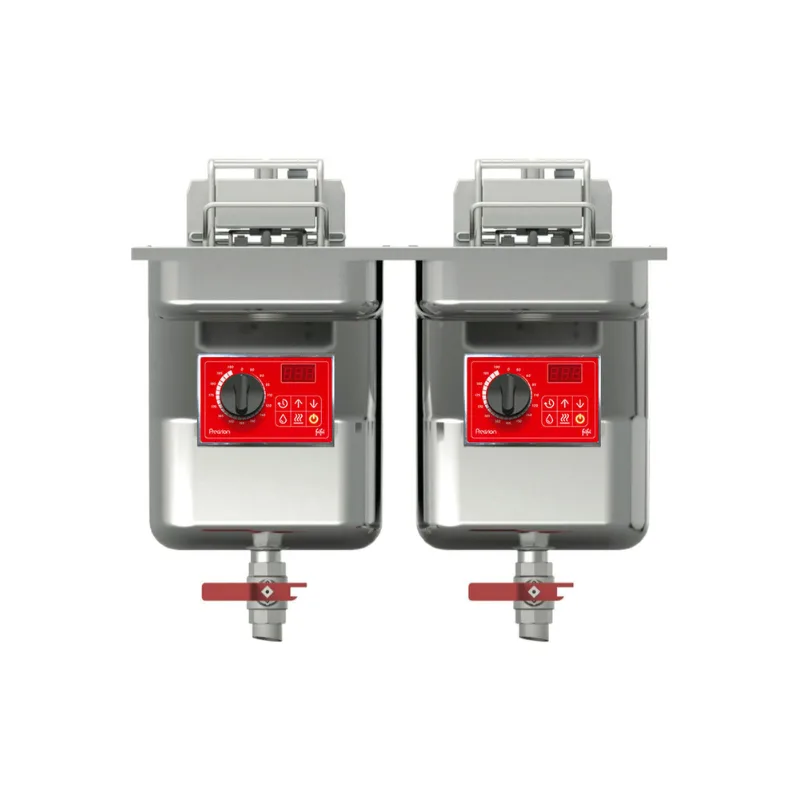 FriFri Precision 622 Electric Built-in Fryer, Double Tank, 2 Baskets, 2x15 kW, 3-phase, (W x D x H) 592 x 630 x 809 mm