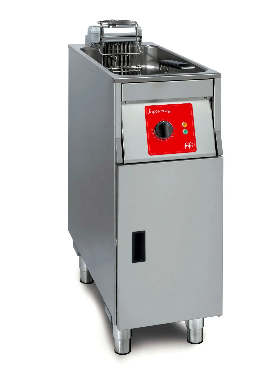 FriFri Super Easy 311 Elektro Freistehend Fritteuse, Einzelbecken, 1 Korb, 15 kW, 3-phasig, (B x T x H) 300 x 650 x 994 mm