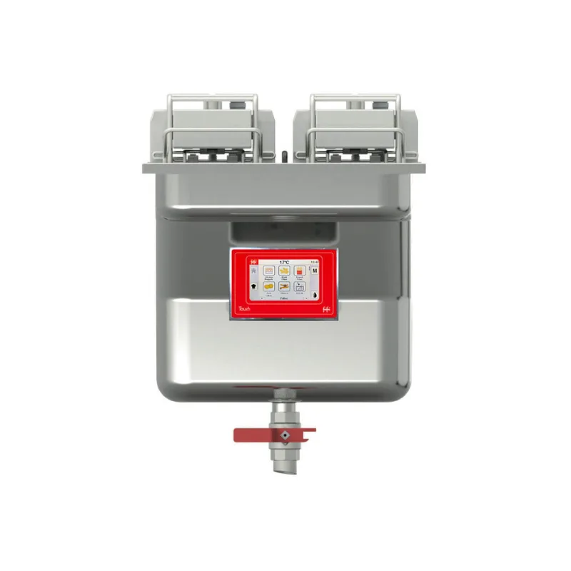 FriFri Touch 412 Electric Built-in Fryer, Single Tank, 2 Baskets, 22 kW, 3-Phase, (W x D x H) 400 x 630 x 809 mm