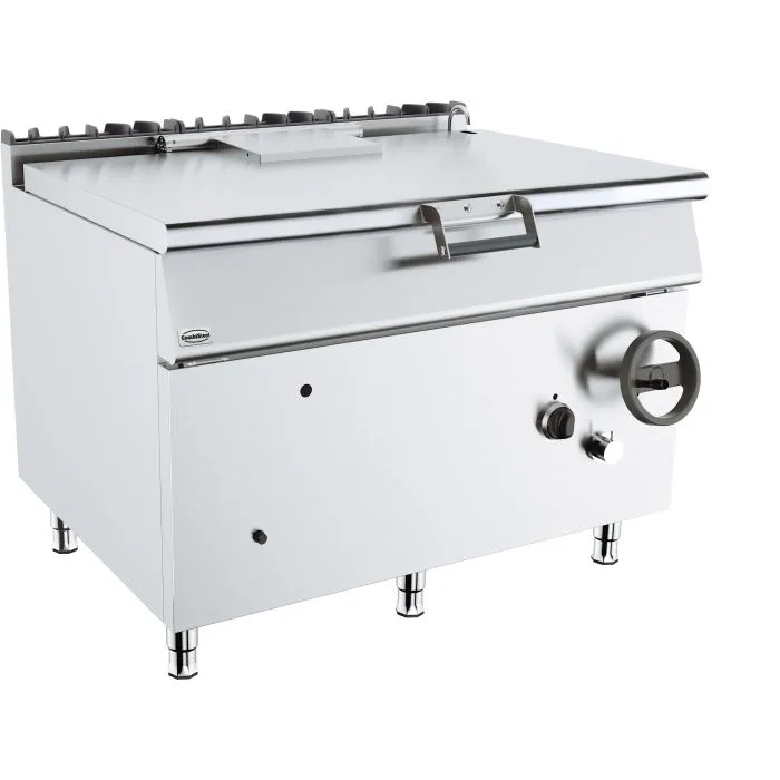 Gazlı eğilebilir tavalı 120L, 30 kW, (G x D x Y) 1200x900x900 mm