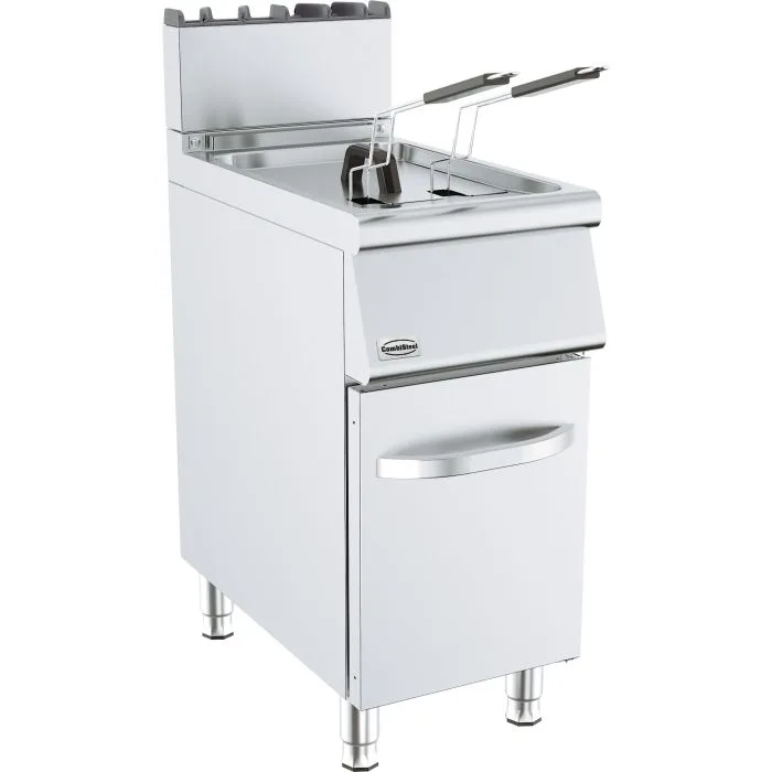 Gas Deep Fryer 19 L with Base Cabinet, 2 Baskets, (W x D x H) 400x900x900 mm